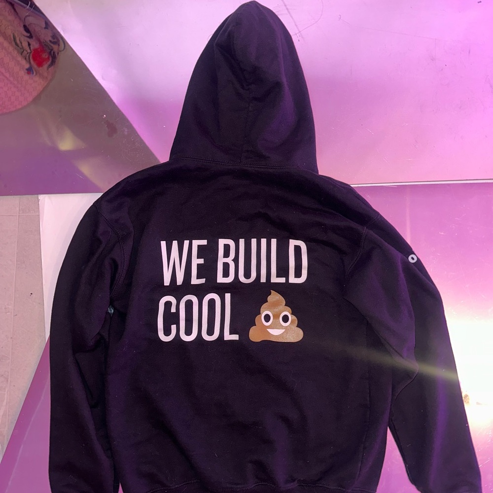 Black Hoodie with Fun Graphic